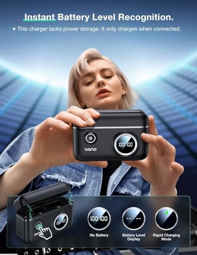 Llano LP-E17 Paquete de 2 baterías (USB-C) y Cargador USB Doble Rápido para Canon EOS R50, RP, R10, R8, Rebel T8i, T7i, T6i, T6s, SL2, SL3, EOS M3, M5, M6, EOS 200D, 77D, 750D, 760D, 800D, 8000D - imagen 4