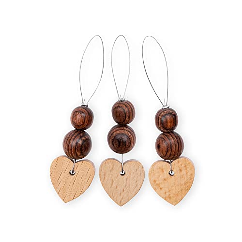 Prym Stitch Markers Wood, Natural, One Size - Image 3