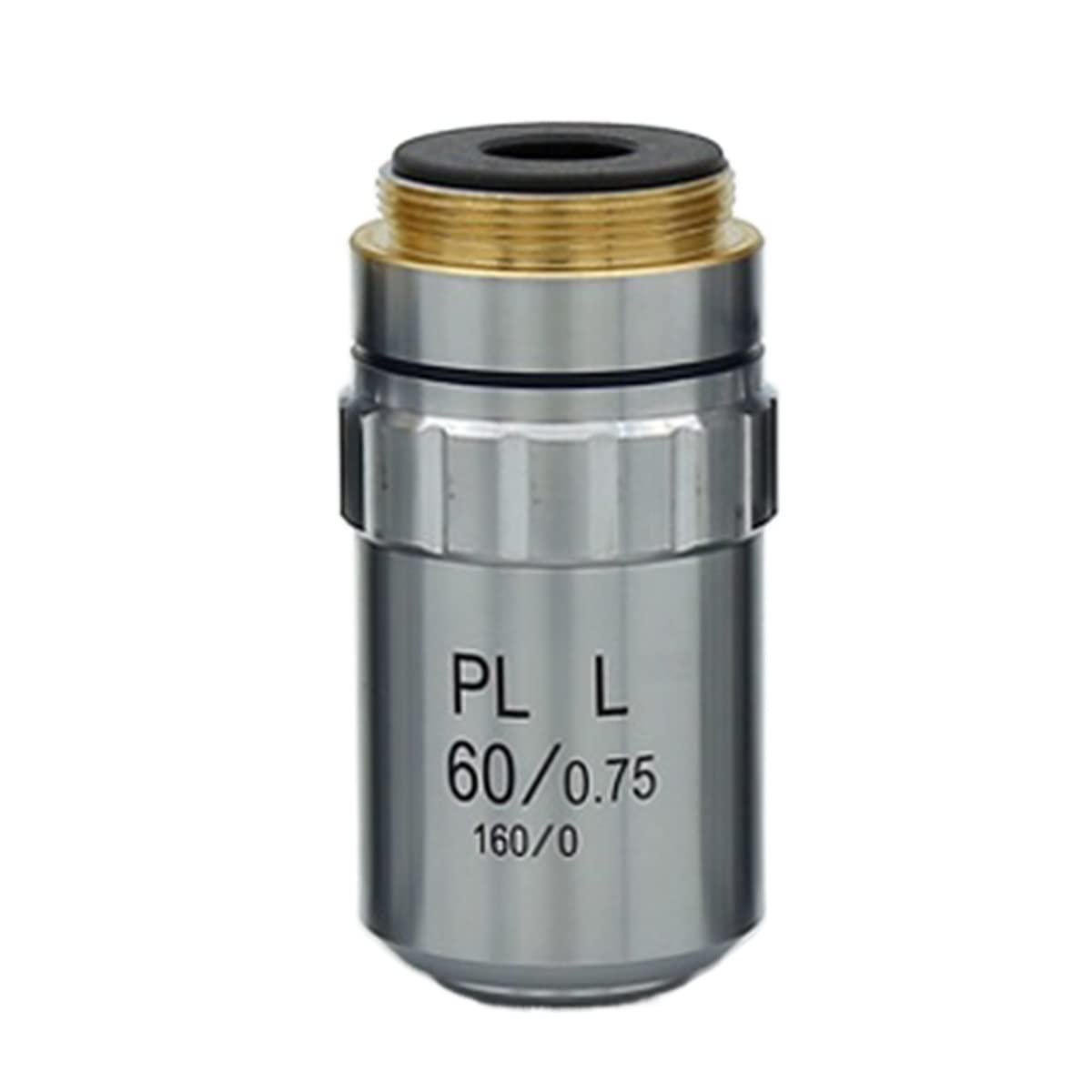Kit de Accesorios para microscopios Lente Objetivo acromático 5X 10x 20x 40x 50x 60x 80x 100x Microscopio 20.2mm / Rms Portaobjetos de microscopio (Color : 60X)