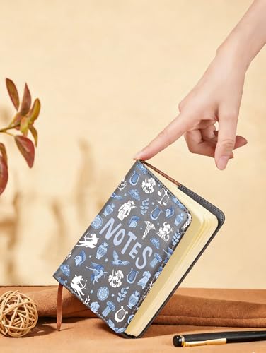 Libreta de mitología griega LQRI de cuero negro para inspirar tus lecturas diarias 3