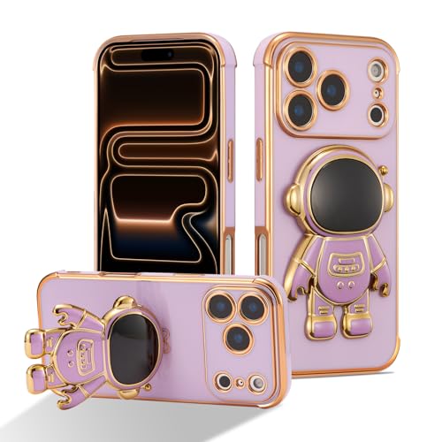 Coque iPhone 17 Pro fine violette idéale pour regarder vos vidéos partout