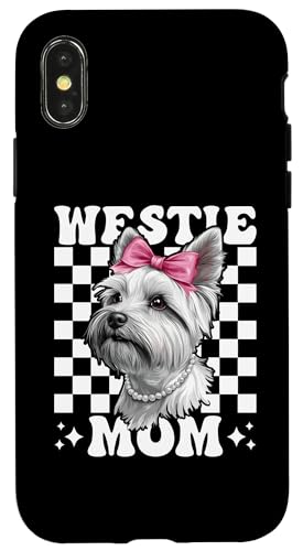 Westie Mom �E�G�X�g�n�C�����h�e���A �� ��̓� �R�P�b�g �X�}�z�P�[�X iPhone X/XS �p