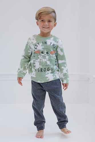 Image of STAR WARS The Mandalorian The Child Sweatshirt and Pants Set Infant to Big Kid