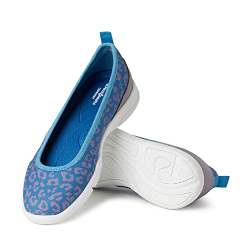Ballerines plates motif léopard bleu 40 EU légères et souples - 3