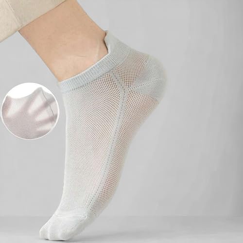 Image of Sockscarving Feel The Comfort 6 Pair Pure Cotton Premium No Show Ankle Socks, Pack of 6, Mesh Breathable Cotton, Assorted Pastel For Women Stretchable Free Size Anti Odur Sweat Free