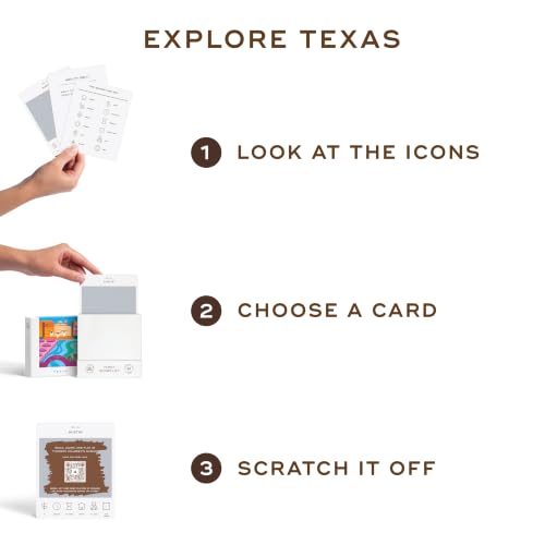 Image of Texas Family Adventure Bucket List - 50 Scratch-Off Cards