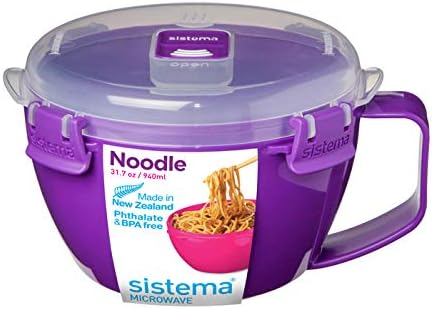 Sistema Microwave Noodle Bowl, 15.6 x 17.2 x 9.7 cm