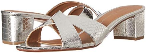 Chinese Laundry Women's Slip-on, Sandal Slide Heeled, Silver, 8.5 | Image 6