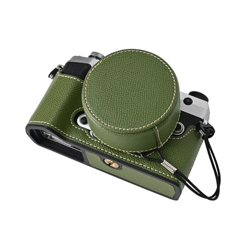 Protection appareil photo Olympus OM-5 et E-M5 III étui vert avec bouchon - 6