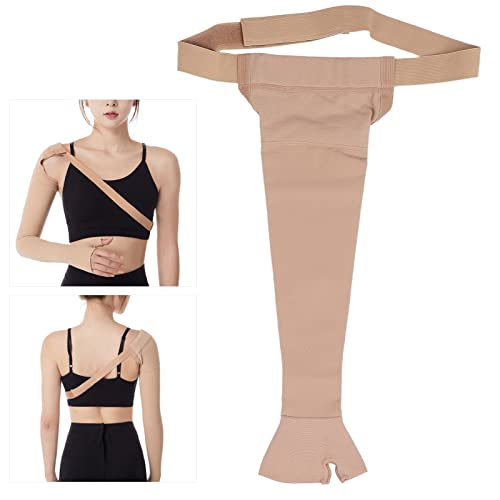 Manga De Braço De Compressão De Linfedema, Manga De Braço De Suporte De Mastectomia De Poliuretano P