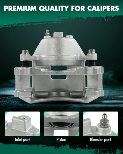 Image of SCITOO 18B5034 Front Left Disc Brake Caliper Assembly w /Bracket For Buick For LaCrosse /For Terraza,For Chevrolet For Uplander,For Pontiac For Grand Prix /For Montana,For Saturn For Relay