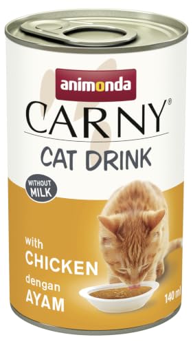 animonda Carny Adult Cat Drink, Cibo umido per gatti, Milka, con Pollo 140 ml