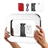Large compatibilité : non seulement pour les téléphones, mais aussi pour les appareils photo reflex numériques/sans miroir et les adaptateurs de caméra d'action compatibles avec DJI OSMO Action 5 Pro, etc. 3 supports de griffe aident à maintenir une autre petite lumière LED ou un microphone pour compléter votre configuration de création de contenu