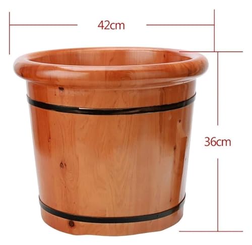 Tina de pies de madera sólida para spa y masaje miniatura 5