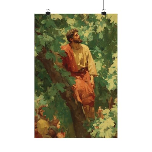 Sanctified Souls Zacchaeus – Matte Poster Print – Catholic Wall