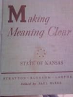 Making Meaning Clear B0007ELOJK Book Cover