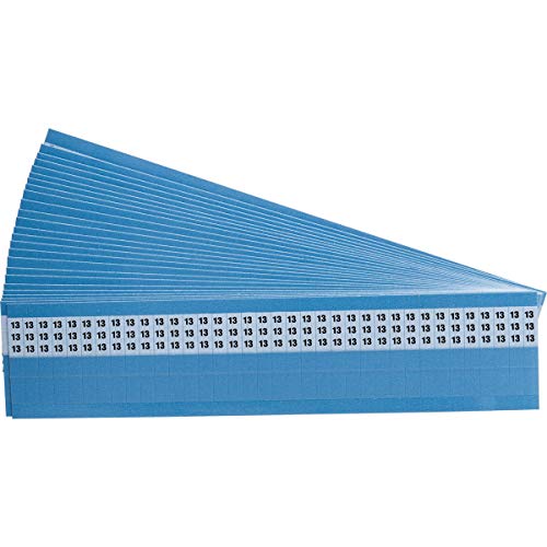 Vinilo autolaminado B-292 Brady SLF-13-PK negro sobre blanco en 25 tarjetas