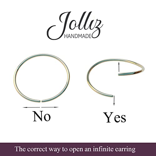Jolliz Tiny Gold Nose Ring - Snug 7Mm Hoop 18 Gauge Piercing – Dainty 14K Gold Filled Nose Piercings – Body Jewelry Piercing Hoops thumb #8