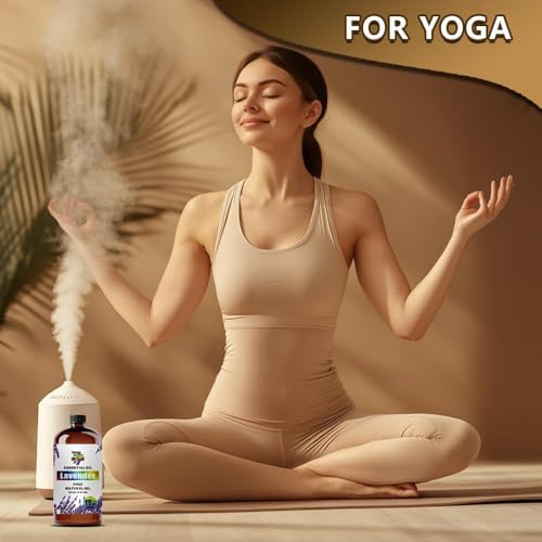 Image of Lavender Essential Oil for Diffuser Massage Soap Lavender Oil 16 oz