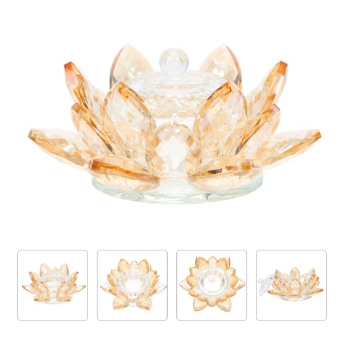 Vaso de Cristal para Manicura Lotus con Tapa miniatura 7