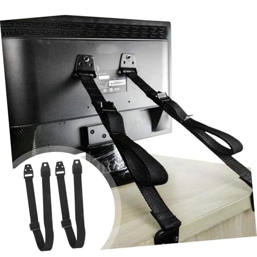 Correas resistentes para fijación de muebles y TV Gatuida en color negro. 2