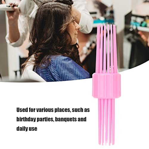 Hair Curling Roll Comb Slip Resistant Portable Gentle Curls Multi Tooth Hair Styling Curler Comb for Women