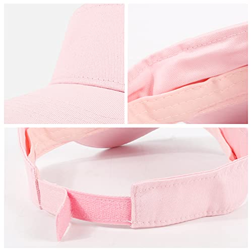 Image of HH HOFNEN Sports Sun Visor Hats Cotton Twill Ball Adjustable Sun Caps for Men Women