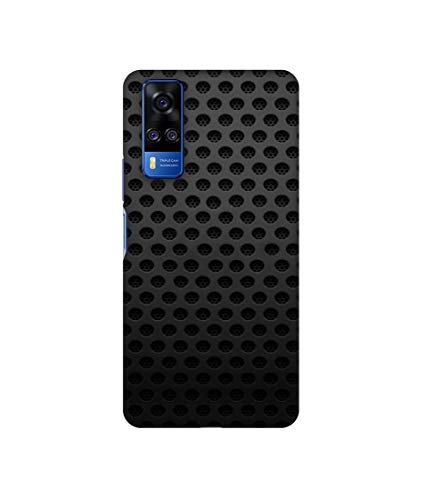 Image of Black Circle Design 3D Printed Hard Back Case Cover for Vivo Y51A / Y31 (2021)