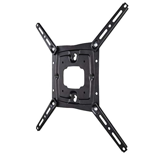 Thomson TV Halterung ultraflach (Wandhalterung für Flachbildfernseher 32“ – 65“, TV Wandhalterung inkl. Fischer Dübel, fixe Halterung bis VESA 400 x 400, max. 30 kg, Wandabstand nur 1,5 cm) schwarz