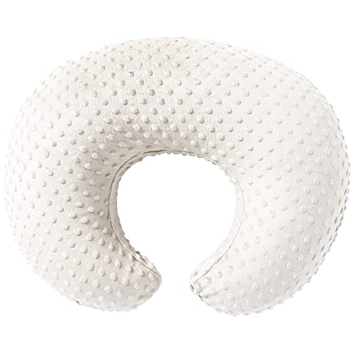 Image of Ezencon Nursing Pillow and Positioner, Breastfeeding and Bottlefeeding Pillow, Breast Feeding Pillow with Removable and Washable Pillow Cover(Beige-dot)