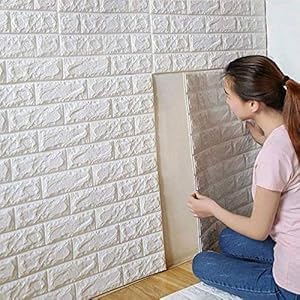 See full amazon price history chart for 3D White Brick Wallpaper Sticker, Wall Panels Size 70 x 77 cm, White, Self-Adhesive Waterproof PE Foam for Bathroom, Living Room (Pack-1) 3D White Brick Wallpaper Sticker, Wall Panels Size 70 x 77 cm, White, Self-Adhesive Waterproof PE Foam for Bathroom, Living Room (Pack-1) (B0DGGHCBDQ) Amazon Price History, Amazon Price Tracker