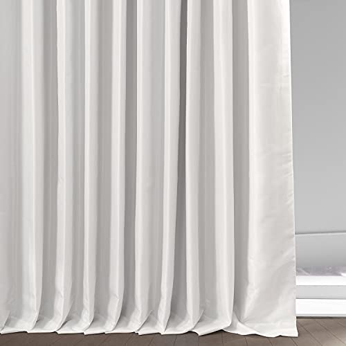 Hpd Half Price Drapes Extra Wide Faux Silk Blackout Curtains For Bedroom - Vintage Texture (1 Panel) 100 X 108, Off White, Pdch-Kbs2Bo-108-Dw #TOP4