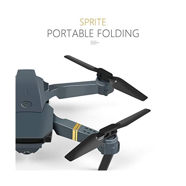 heresell E58 Faltbare Drohne Mit 4K Kamera, WiFi FPV Live Übertragung RC Quadcopter Drone, Höhe Halten / 3D-Flip… – Bild 5