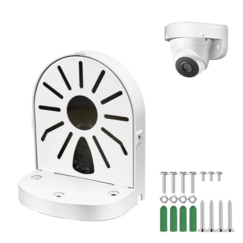ZT-NET Support Mural Universel pour Caméra Dôme, Boîte de Dérivation Base Profonde avec Gestion des Câbles, Métal Solide pour Caméra de Sécurité IP...