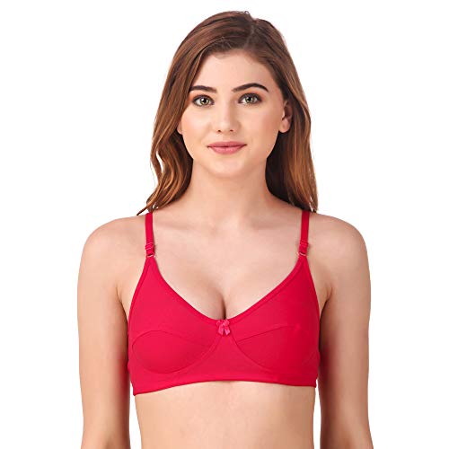 Image of Fasense Women's Wire Free Non Padded Cotton Bra