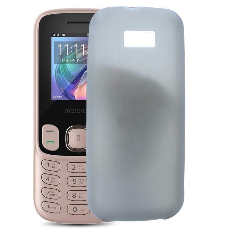 Silicone Nprc Case Ultra-Thin Slim Fit Phone Cases Soft Flexible Light Protective Back Cover for Motorola A10 – Grey