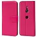Produktbild Conie Handyhülle für Sony Xperia XZ3 Hülle, Premium PU Leder Flip Case Booklet Cover Weiches Innenfutter für Xperia XZ3 Tasche, Pink
