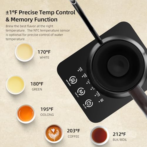 Hervidor eléctrico Panana con control de temperatura 0.8L miniatura 2