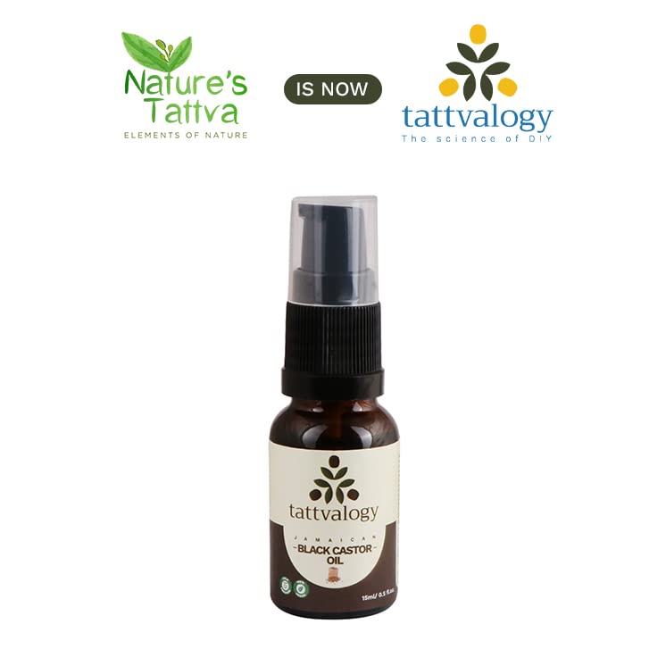Image of Tattvalogy Jamaican Black Castor Oil, Hair strengthening, Hair Volume increase, Hair Thickening (15ml)
