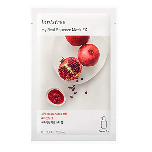 Innisfree My Real Squeeze Mask Sheet 18 types 20m x 5 pcs 
