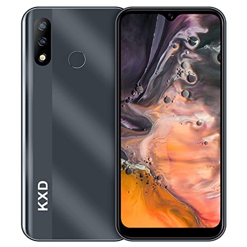 KXD 4G Handy, D68s Android Handy, Smartphone ohne vertrag, Dual-SIM 6.088 Zoll Vollbild Smartphone, 4000mAh Akku,2GB RAM+32GB ROM, 8MP+8MP Dual Kameras, Android 11, Fingerabdruck,Gesichts-ID