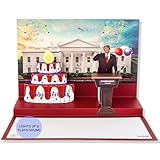 Talking Trump Pop Up 3D Birthday Card With Donald Trump Real Voice with Light & Sound Says Happy Birthday to Make Your Birthday Great – Donald Trump Interactive Card Gift for Men and Women