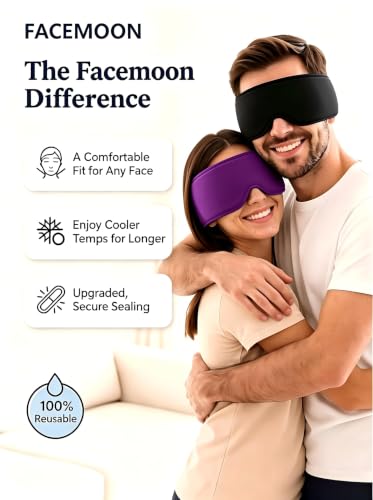 Image of Cooling Gel Eye Mask for Puffy Eyes, Migraine & Headache Relief, Full Eye-Area Cold Compress for Eyes & Temples, FSA Eligible HSA Reusable Eye Ice Pack for Swelling & Post-Surgery Recovery