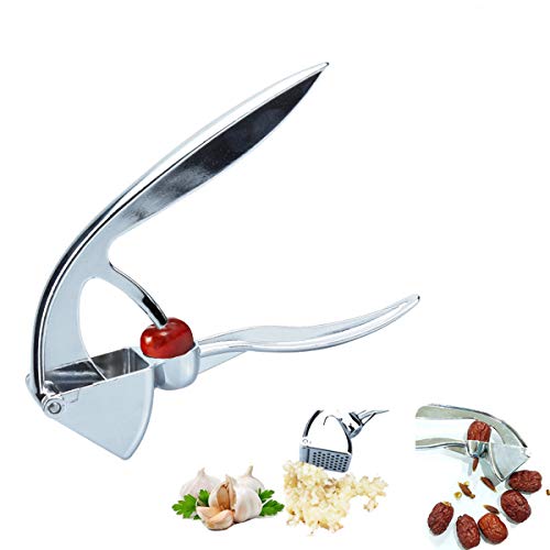 CCGAHE Cherry Pitter,Garlic Press and Peeler,Cherry Stoner Pitter Core Remover,Portable Olive and Cherry Pitter Tool,Suitable for Home Kitchen,Cherry,Jujube and Red Date,Hawthorn