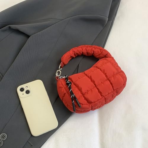 Mini Puffer Bag for Women Puffer Purse Quilted Puffer Tote Bag Puffer Handbag Puffy Shoulder Bag Bubble Bag Lightweight3