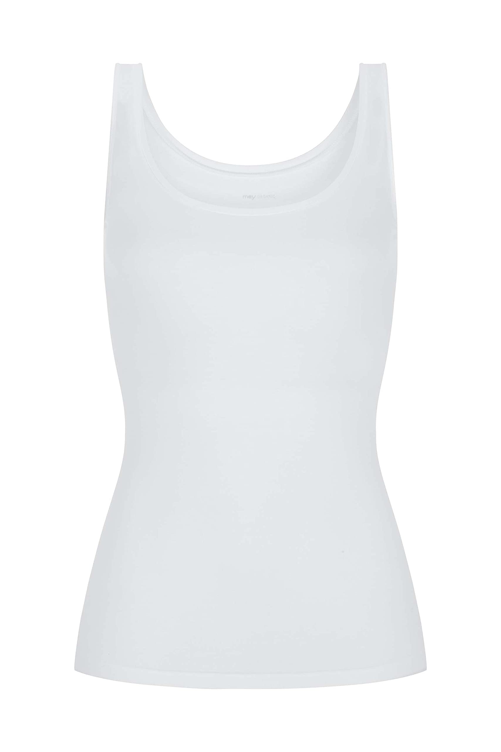 Mey Women's White Organic Cotton Vest Organic Size 42