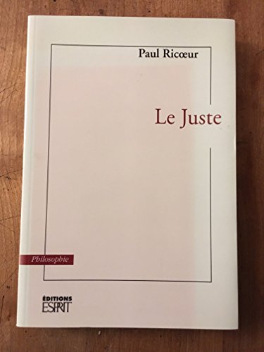Le juste (Philosophie) (French Edition) [French] 2909210162 Book Cover