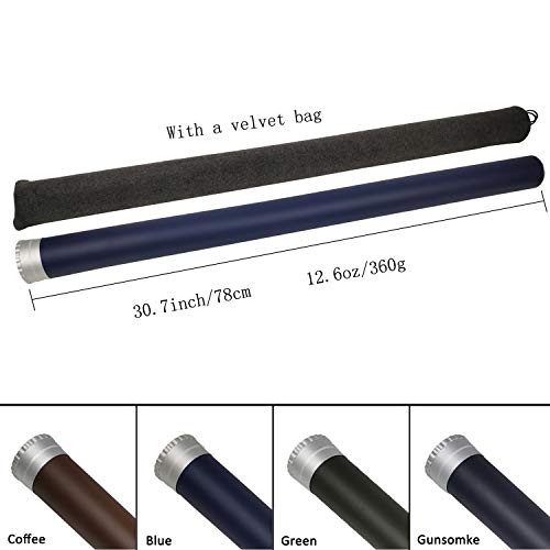 Z Aventik Carbon Fly Fishing Rod Tube(Case) Aluminum Cap – fits Any 9ft
