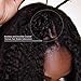 Kinky Straight Knotless Pre Separated Crochet Human Hair Extensions Pre Looped Braids Bundles With Threading Burmese Virgin Human Hair for Braiding Micro Link Meadow Hair 18inch 120g