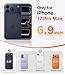 TORRAS Ostand Q3 Air for iPhone 17 Pro Max Case with 360 Magnetic Stand, Fit for MagSafe, Mil-Grade Drop Tested, Camera Control Button, Shockproof Phone Case for iPhone 17 Pro Max 6.9